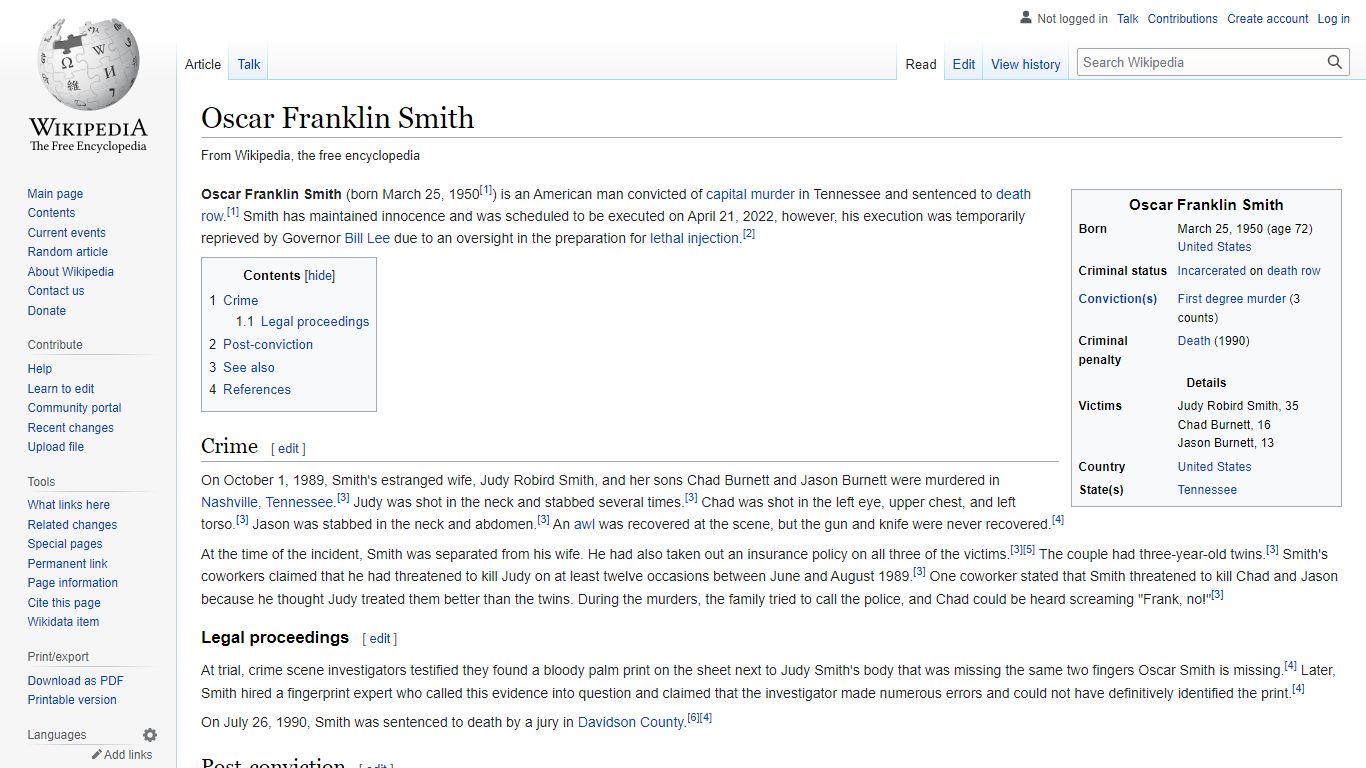 Oscar Franklin Smith - Wikipedia