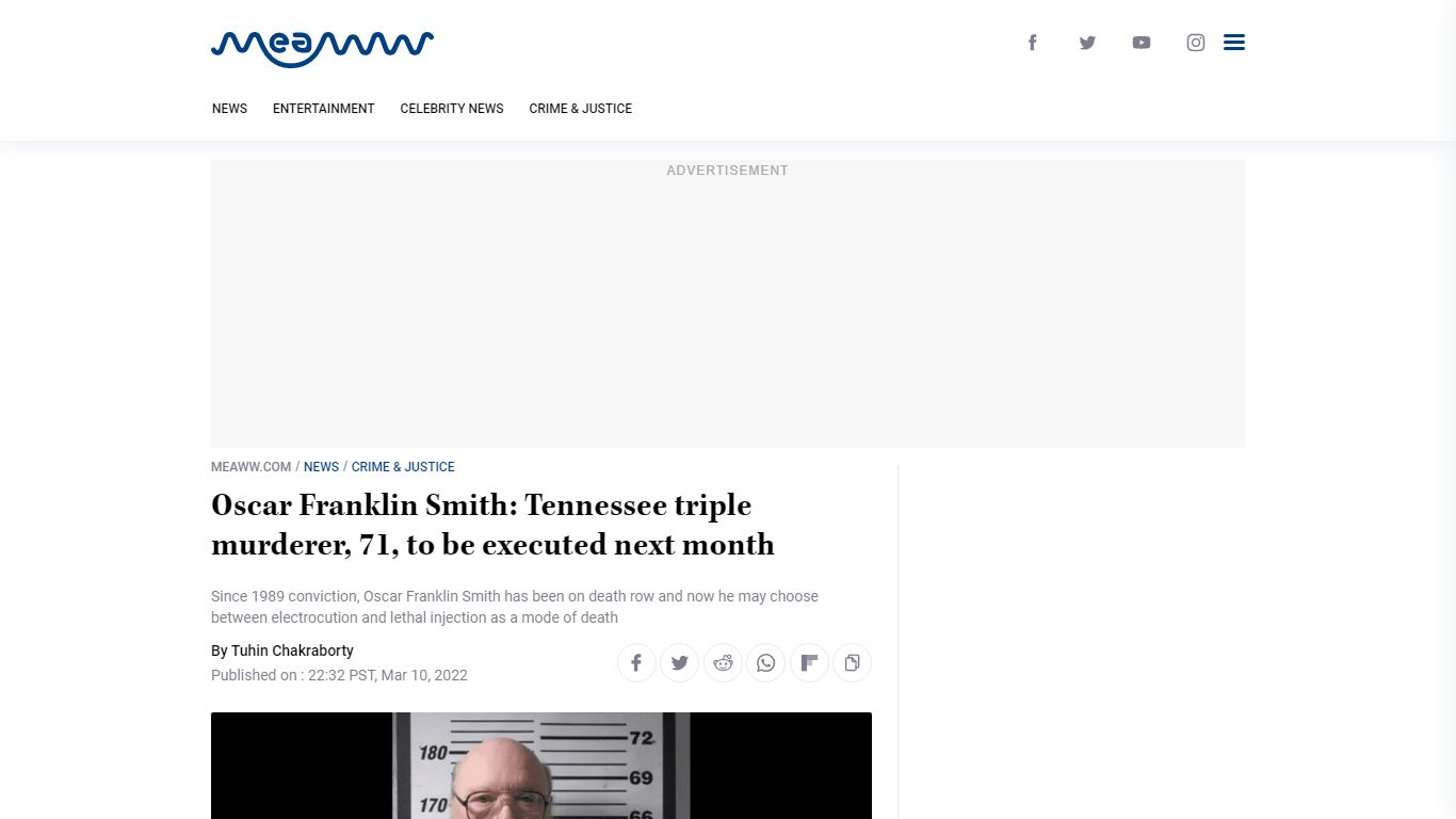 Oscar Franklin Smith: Tennessee triple murderer, 71, to be ... - MEAWW